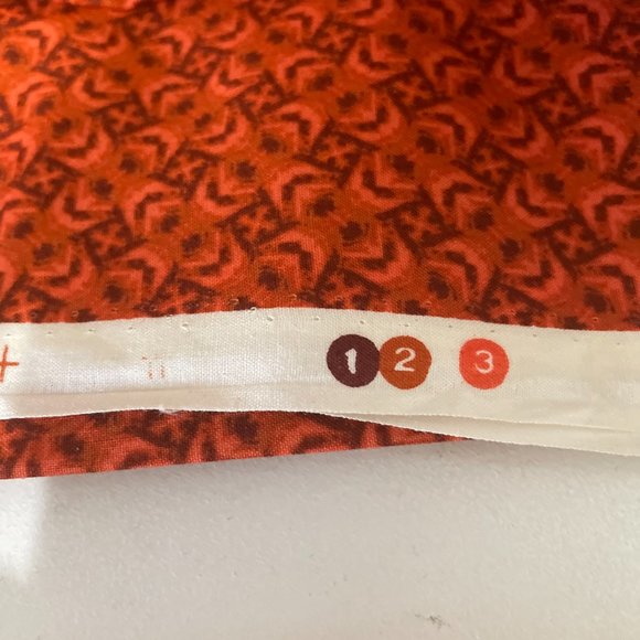 SSI Fabrics Kaleidoscope By Marylou Morton Orange Cotton Fabric 3 yard 42"W - Picture 4 of 4